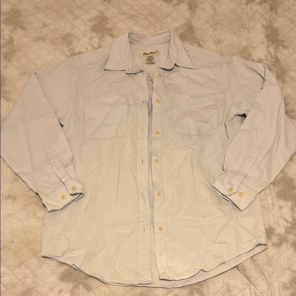 Eddie Bauer Blue Lightweight Casual Shirt